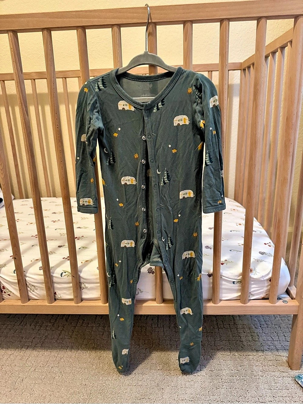 Kyte Baby Snap Footie in Camping